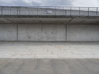 Grey Concrete Walls in the City: Embracing Symmetry