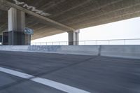 Grey Highway: Concrete Bridge Underpass 001