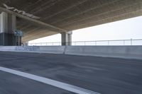 Grey Highway Concrete Bridge Underpass 002