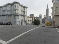 Grey Sky above Urban Skyline of San Francisco