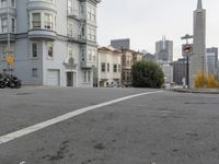 Grey Sky above Urban Skyline of San Francisco