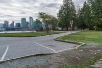 Grey Sky over Vancouver Parking Lot