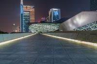 Guangzhou, China: Cityscape with Futuristic Architecture