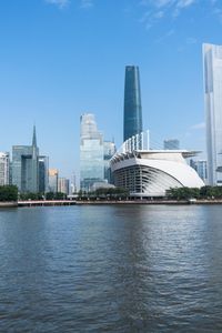 Guangzhou, China - Modern Coastal Cityscape 001