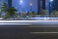 Guangzhou Night Cityscape: A Glimpse of Asia