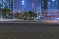Guangzhou Night Cityscape: A Metropolis in Asia