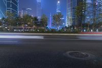 Guangzhou Night Cityscape: A Metropolis in Asia