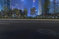 Guangzhou Night Cityscape: A Metropolis in Asia