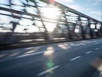 Hamburg Bridge: Motion Blur with Clouds