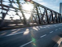 Hamburg Bridge: Motion Blur with Clouds