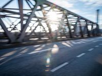 Hamburg Bridge: Motion Blur with Clouds