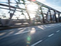 Hamburg Bridge: Motion Blur with Clouds