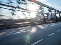 Hamburg Bridge: Motion Blur with Clouds