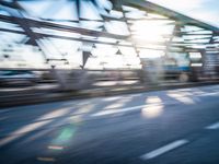 Hamburg Bridge: Motion Blur with Clouds