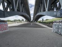 Hamburg's City Architecture: Roadway Under the Skyway