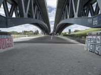 Hamburg's City Architecture: Roadway Under the Skyway