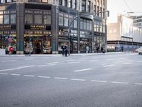 Hamburg: City Road in Urban Daylight