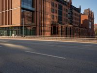 Hamburg at Dawn: City Streets with Modern Architecture