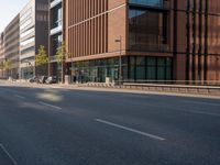 Hamburg at Dawn: City Streets with Modern Architecture