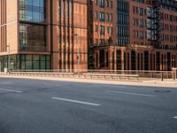 Hamburg at Dawn: City Streets with Modern Architecture