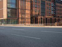 Hamburg at Dawn: City Streets with Modern Architecture