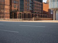 Hamburg at Dawn: City Streets with Modern Architecture