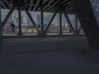 Cityscape of Hamburg, Germany with Steel Bridge and Urban Architecture