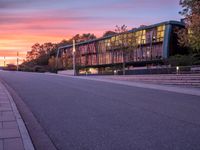 Modern Architecture in Hamburg, Germany at Dawn