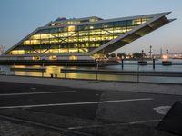 Modern Architecture in Hamburg: Dawn at the Harbor