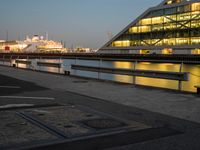 Modern Architecture in Hamburg: Dawn at the Harbor