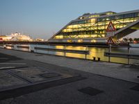 Modern Architecture in Hamburg: Dawn at the Harbor