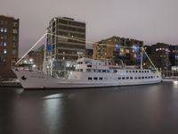 Hamburg Night View: Cityscape and Harbor