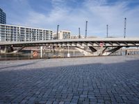 Hamburg's Striking Structure: Clouds over the Road Surface