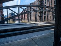 Hamburg's Urban Architecture: A Brick Building on the Road