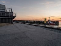 Harbor View at Dawn in Bremen, Germany