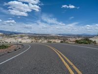 Head of the Rocks Road in the USA: Framed by Clouds