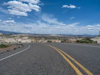 Head of the Rocks Road in the USA: Framed by Clouds