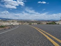 Head of the Rocks Road in the USA: Framed by Clouds