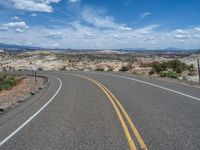 Head of the Rocks Road in the USA: Framed by Clouds