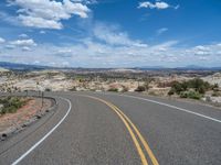 Head of the Rocks Road in the USA: Framed by Clouds