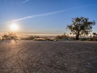 Helipad View: Sunrise Over Los Angeles, USA