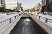 High Angle View of Cityscape in Downtown Los Angeles