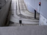 High Angle View of Straight Road in Hannover, Germany