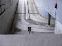 High Angle View of a Straight Road in Hannover, Germany