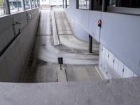 High Angle View of Straight Road in Hannover, Germany 003