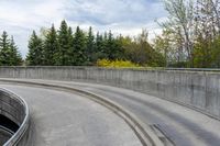 High-Angle View: Straight Road in Toronto's Business District