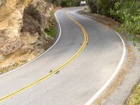 High Mountain Road in Rural Landscape 005