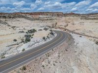 High Position Aerial View in Rural Utah