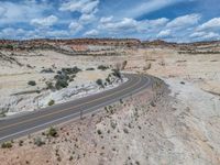 High Position Aerial View in Rural Utah