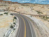 High Position: Clouds and Road in Breathtaking Landscape